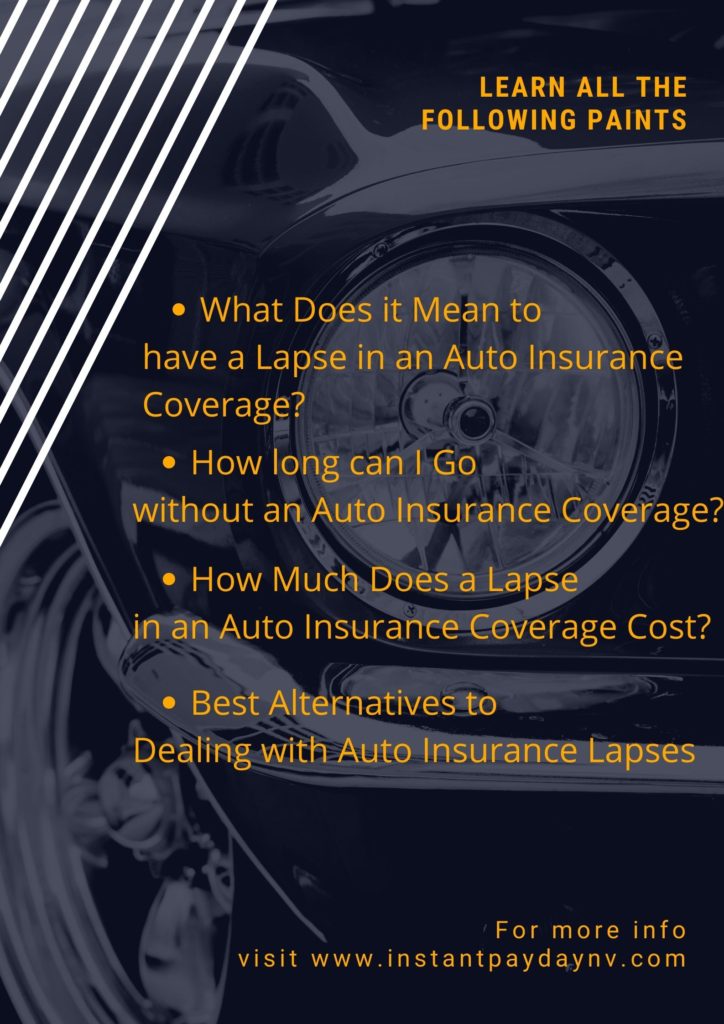 How to Deal with Lapses in Auto Insurance Coverage 