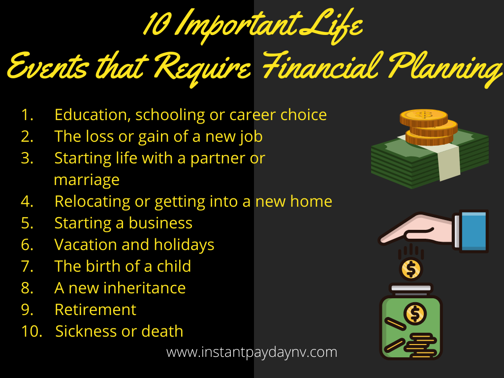 10 Important Life Events that Require Financial Planning