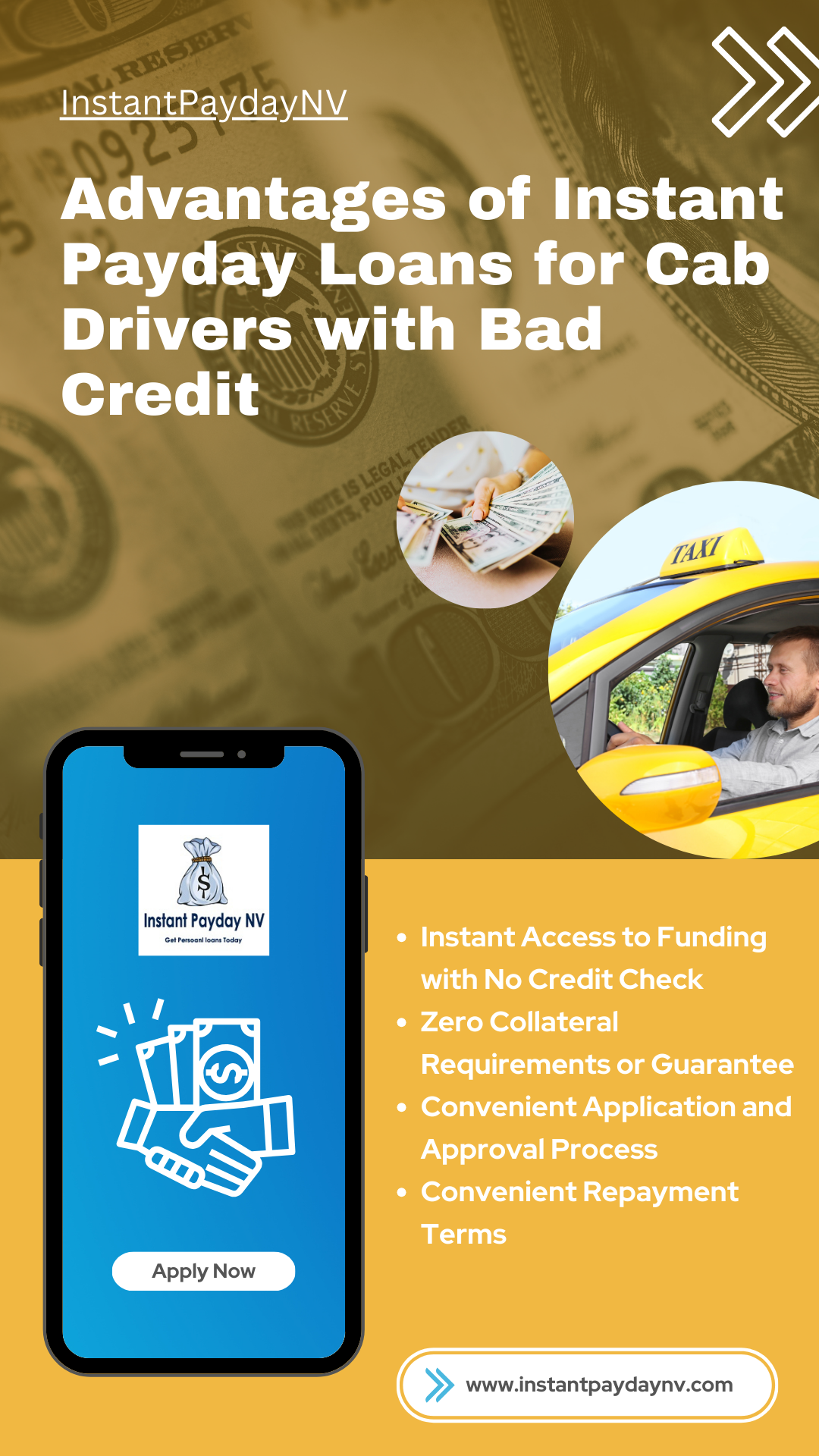 Advantages of Instant Payday Loans for Cab Drivers with Bad Credit